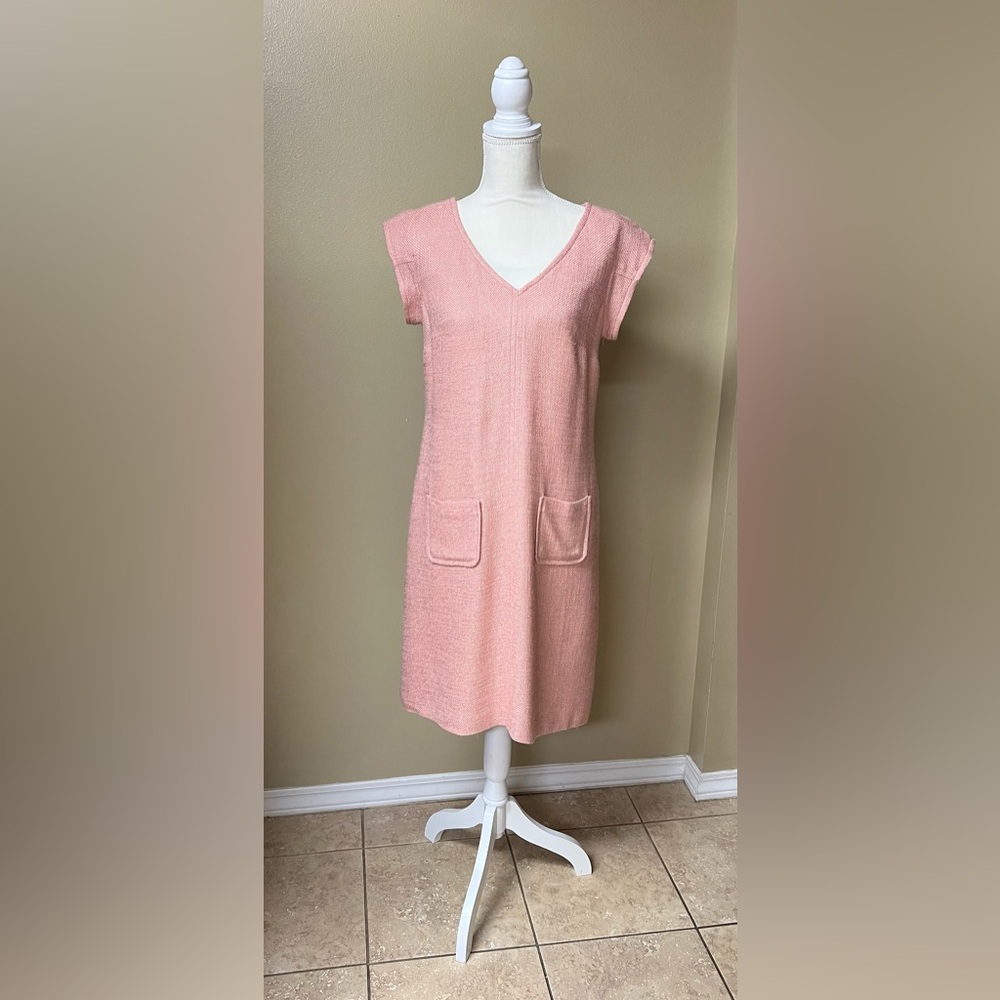 Talbots Petites V-Neck Sheath Dress